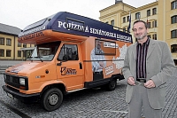 A to už je karavan po naší úpravě - na Pivovarském náměstí v Hradec Králové :-)