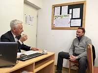 S tradičním šéfem častolovických výstav armádním plukovníkem v.v. Josefem Helmichem jsme mj. řešili i finanční podporu...