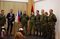 Během představení knihy o legionáři Jaroslavu Mikuláši Novákovi představil vojenský historik, armádní poručík Martin Vaňourek i aktivní zálohy z Olomouce a Hradce Králové